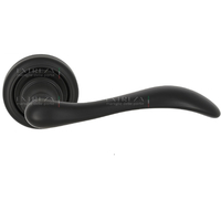 Ручка Extreza "AGATA" (Агата) 310 на розетке R01 черный матовый F22