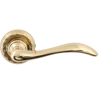 Ручка Extreza "AGATA" (Агата) 310 на розетке R02 полированная латунь F01