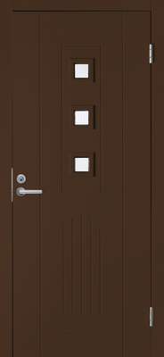 Дверь Входная дверь B0060 коричневая