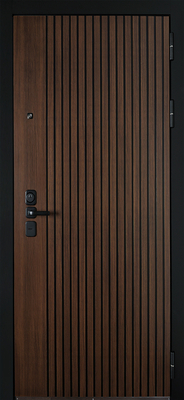 Дверь Platinum 65 с черным зеркалом