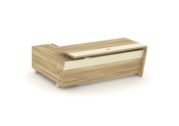 Стол руководителя CORNER с опорной тумбой, правый COR.SRT-20(R)(1) 2000*1800*750