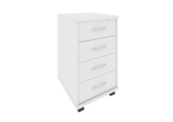 Тумба подкатная (4 ящика фолдинг, с замком) RIVA А.ТМ-4F 420х450х708