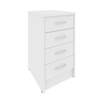 Тумба приставная с фолдингом (4 ящика, с замком) RIVA А.ТП-4F-S 412х450х750