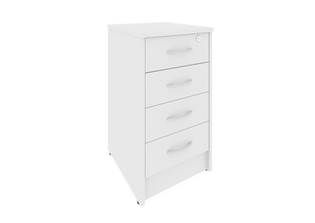 Тумба приставная с фолдингом (4 ящика, с замком) RIVA А.ТП-4F-S 412х450х750