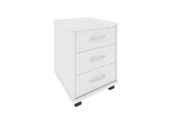 Тумба подкатная (3 ящика фолдинг, с замком) RIVA А.ТМ-3F 420х450х556