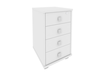 Тумба подкатная (4 ящика фолдинг, с замком) STYLE Л.ТМ-4F 420х450х714