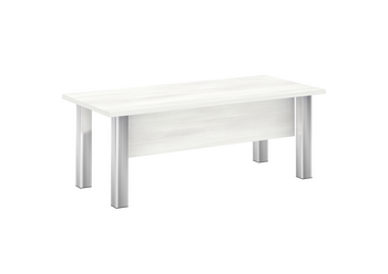 Стол руководителя (опоры - нерж.сталь) YALTA M-LT.D-20.1 2000х900х750