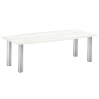 Стол переговорный (опоры - нерж.сталь)  YALTA M-LT.SP-2 2400х1200х750