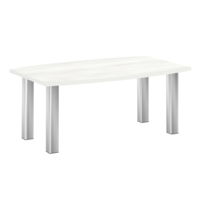 Стол переговорный (опоры - нерж.сталь) YALTA M-LT.SP-3 1800х1100х750