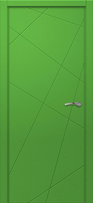 Дверь Капель multicolor Ф7А RAL 6018 зеленый ПГ
