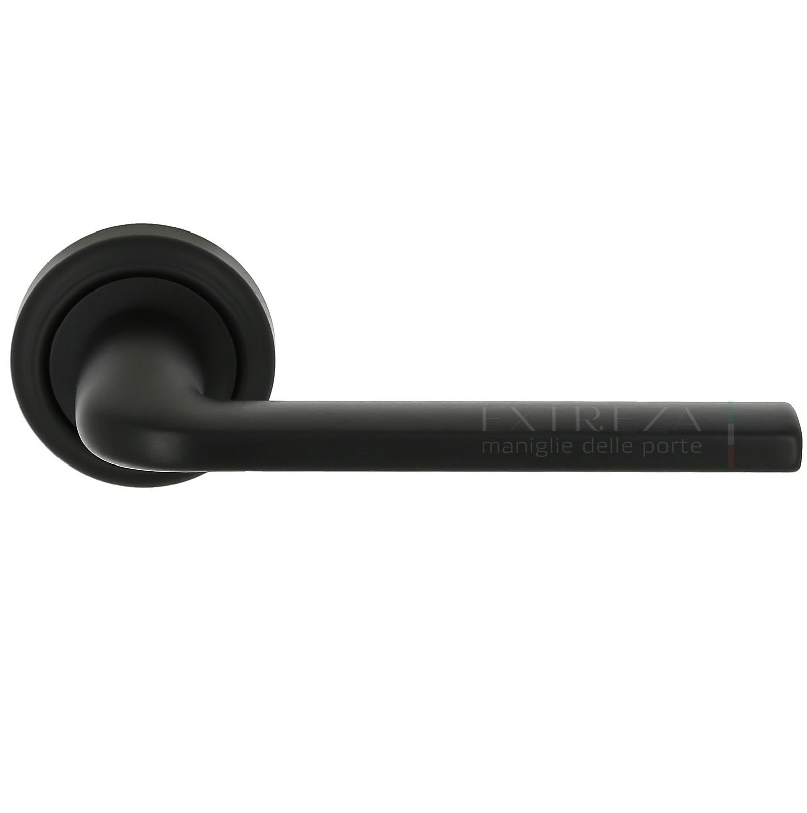Дверная ручка Extreza "TERNI" (Терни) 320 на розетке R01 черный матовый F22