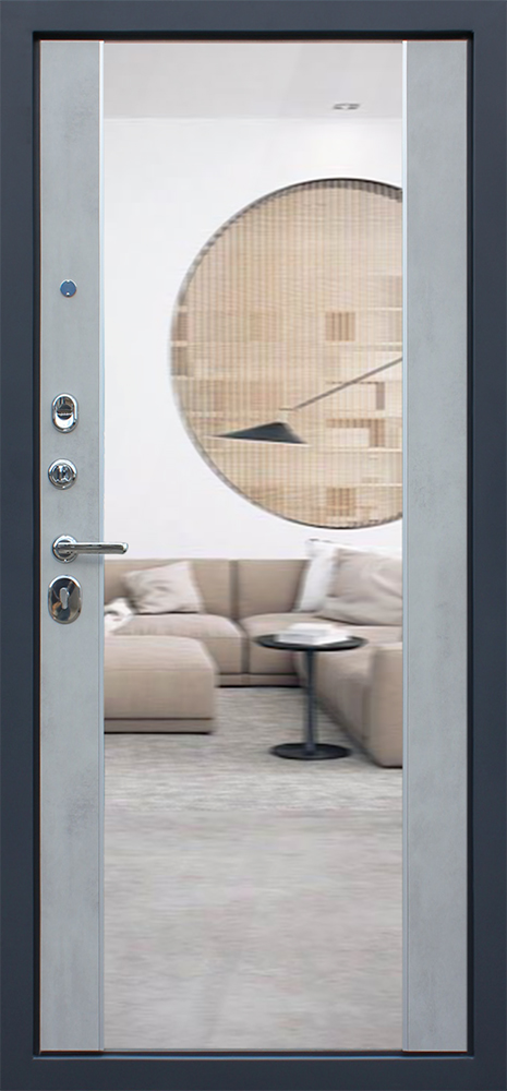 металлические двери входная металлическая дверь platinum 33 с зеркалом