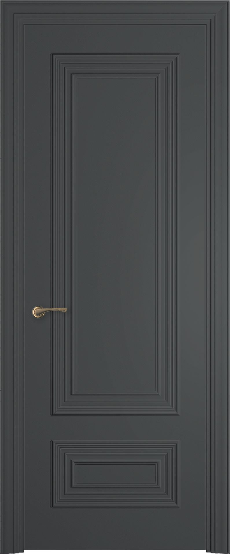 межкомнатные двери эмалированная межкомнатная дверь eleganza 09 темно-серый 7011