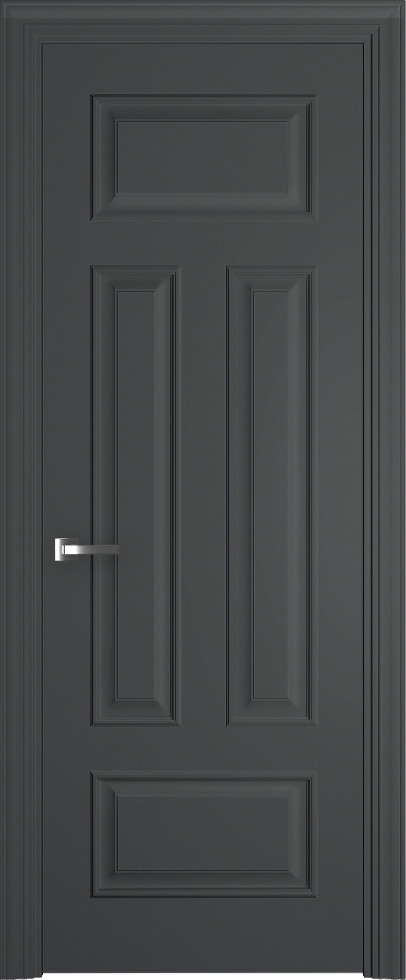 межкомнатные двери эмалированная межкомнатная дверь eleganza 13 темно-серый 7011