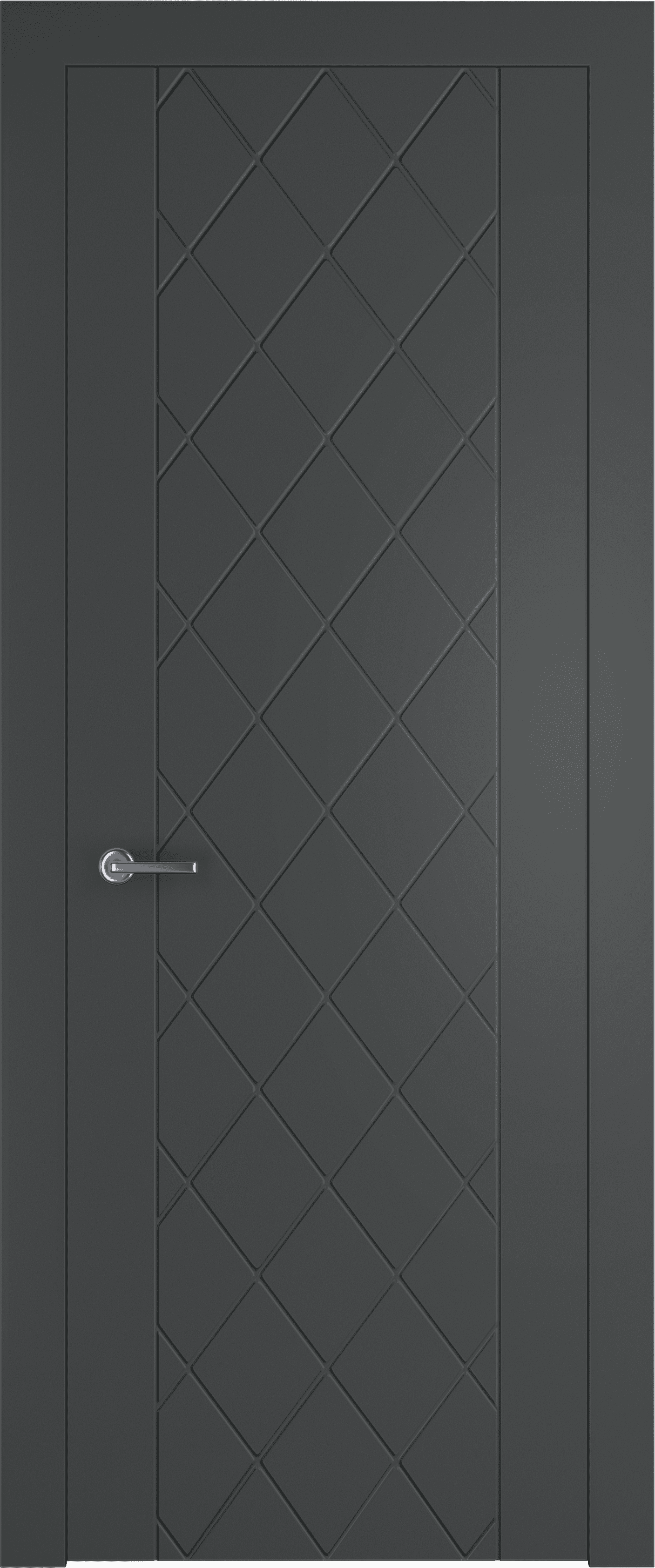 Дверь Terso 08 серый 7011 ПГ