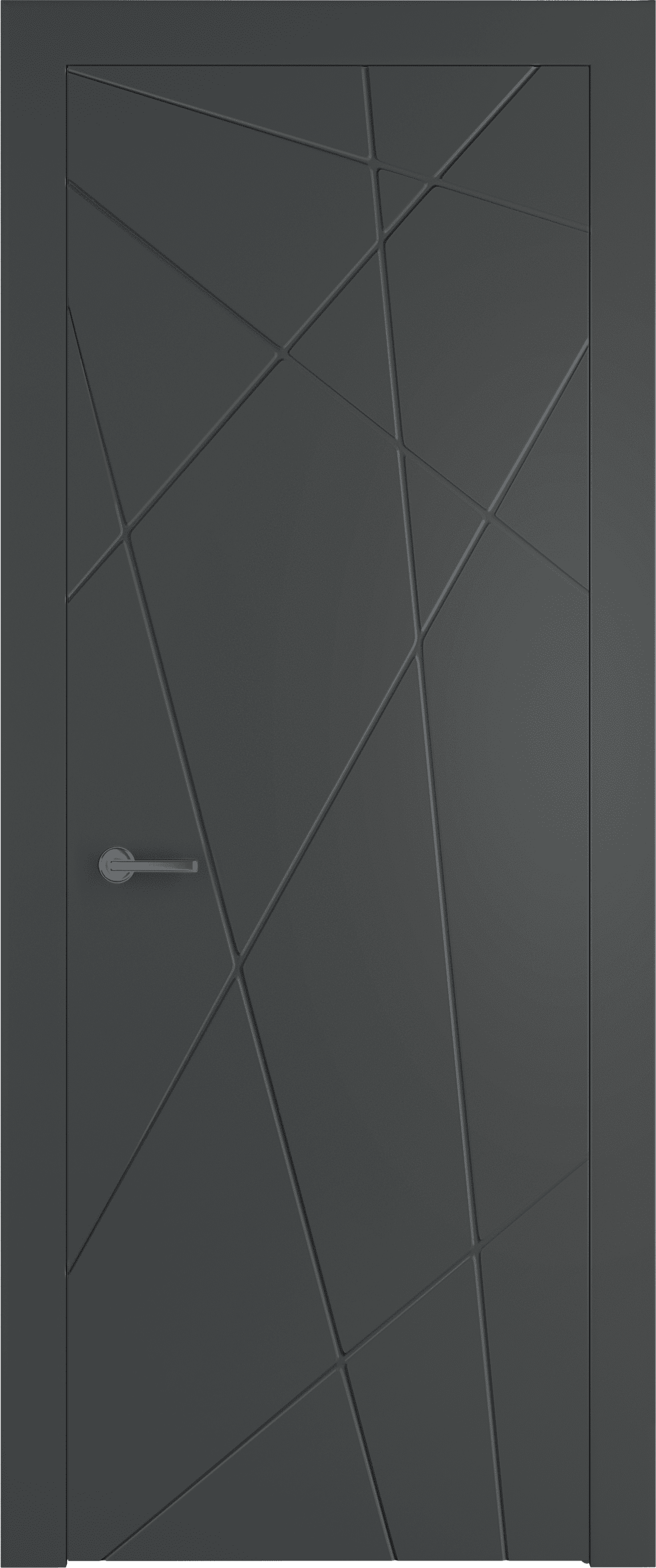 межкомнатные двери эмалированная межкомнатная дверь terso 09 серый 7011