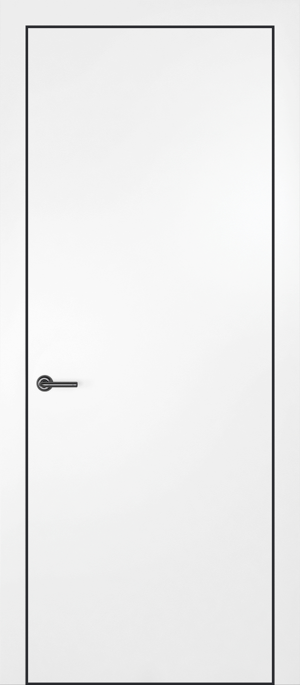 межкомнатные двери межкомнатная дверь emalex z (черная кромка) белый