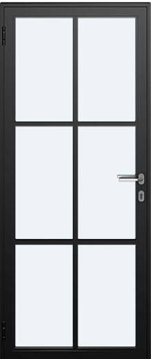 межкомнатные двери алюминиевая стеклянная дверь aluminium tech 06