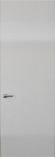 Дверь Invisible Aluminium (грунт), без кромки