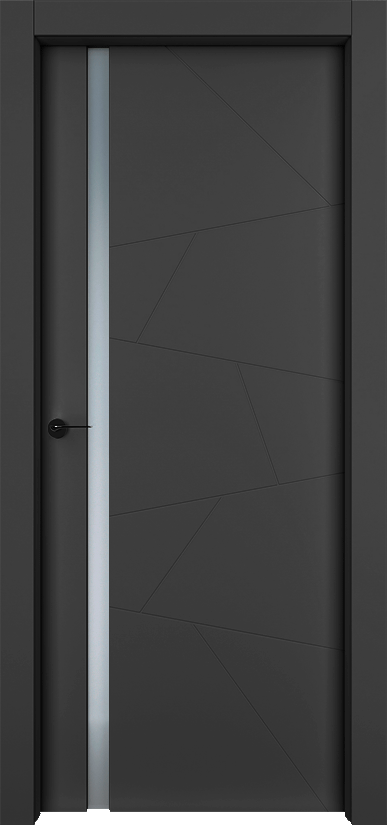 межкомнатные двери эмалированная межкомнатная дверьterso 13 black пг