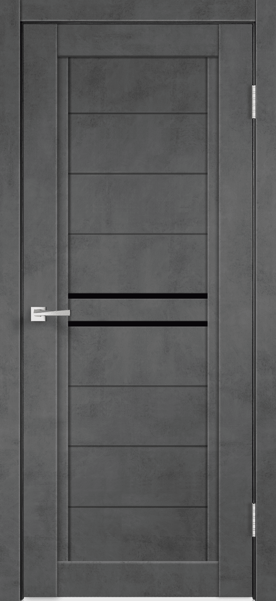 Дверь Urban 19 (муар темно серый эмалит)